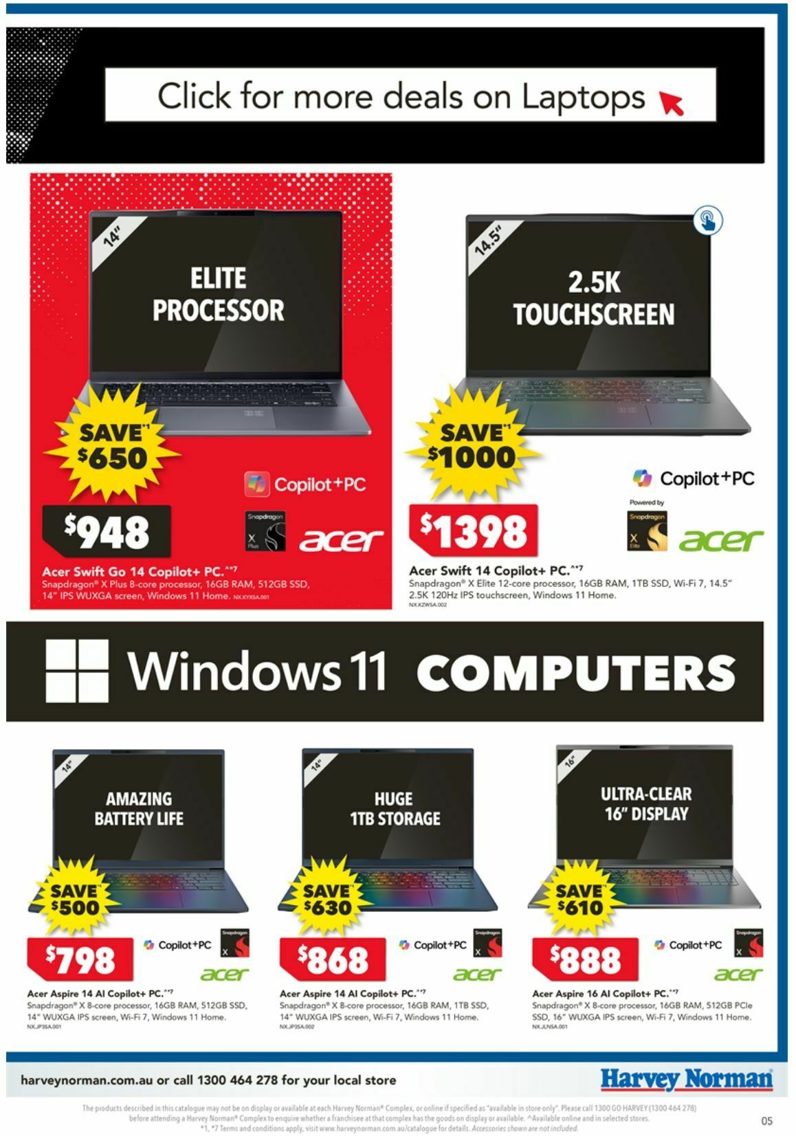 Harvey Norman Catalogues from 20 November