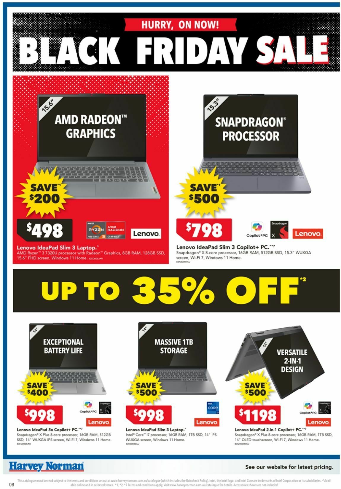 Harvey Norman Catalogues from 20 November