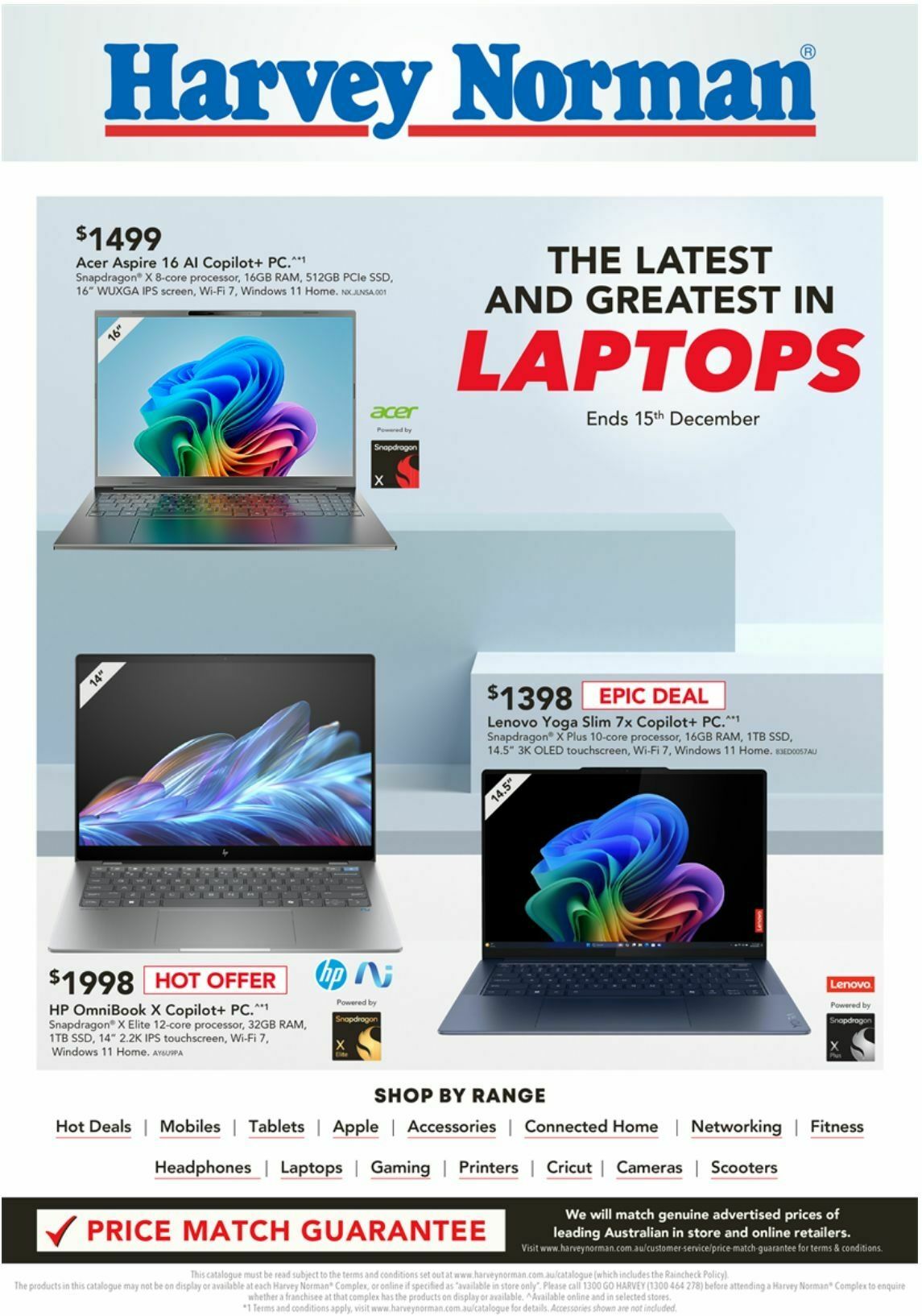 Harvey Norman Catalogues from 5 December