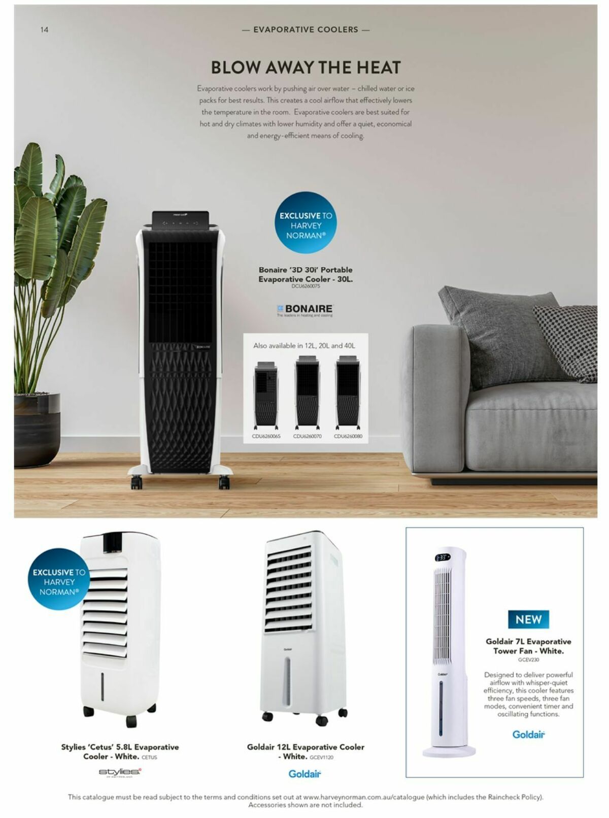 Harvey Norman Cooling Solutions Catalogues from 1 November