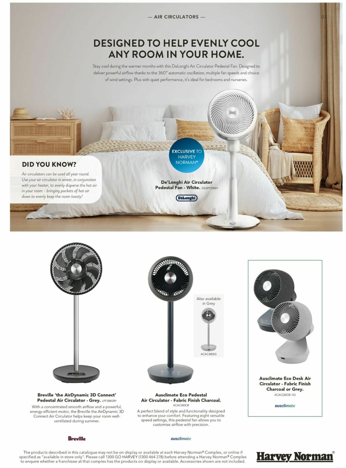 Harvey Norman Cooling Solutions Catalogues from 1 November