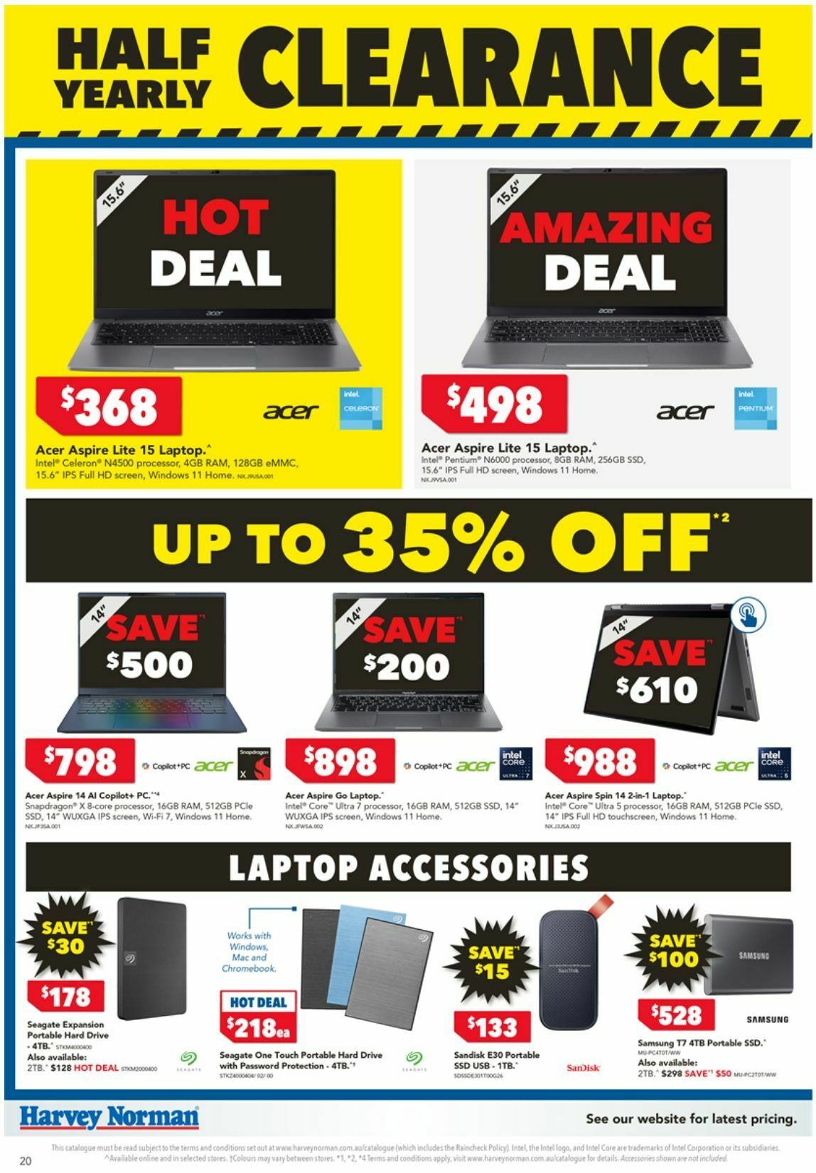 Harvey Norman Catalogues from 24 December