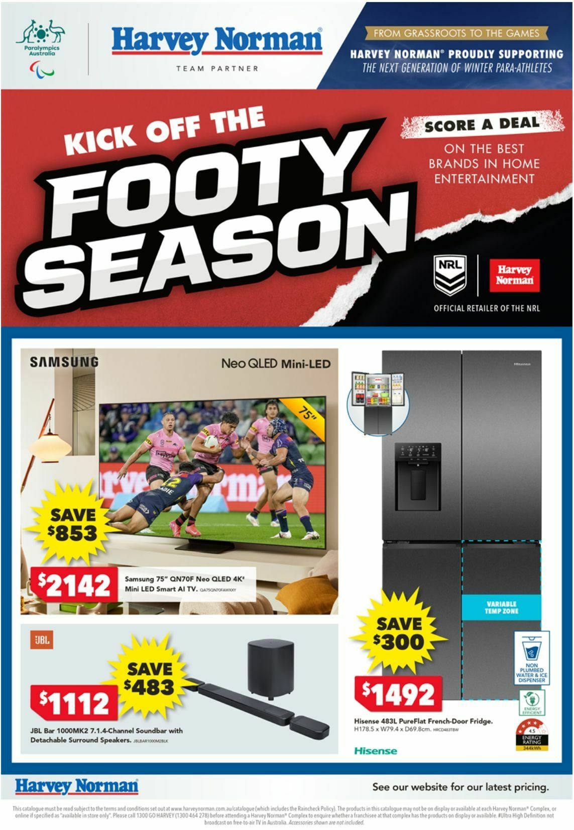 Harvey Norman Catalogues from 26 February