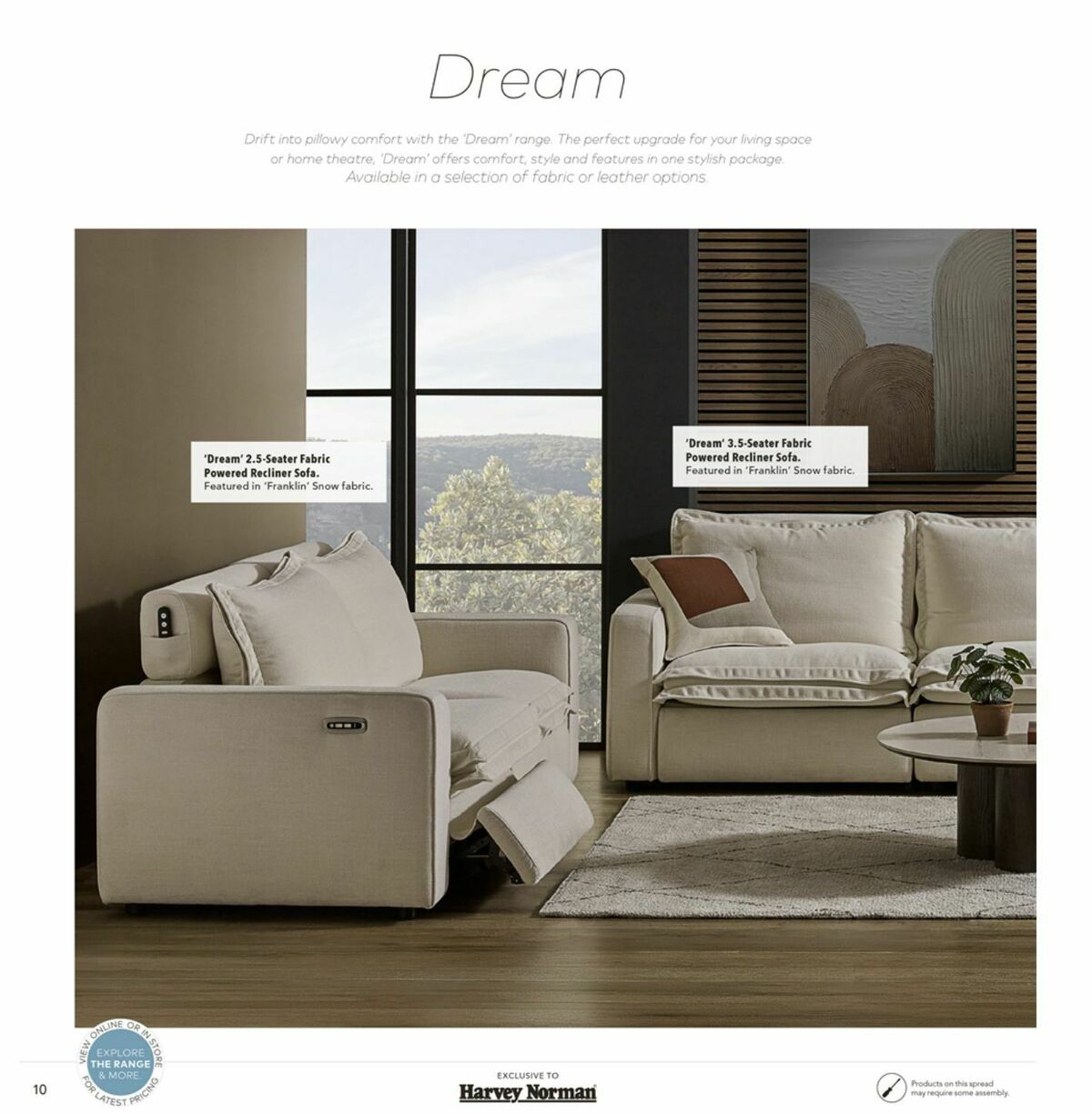 Harvey Norman Lounge & Dining Collections Catalogues from 12 February