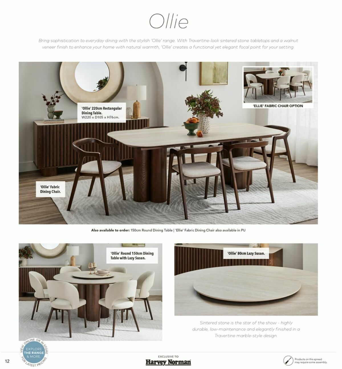 Harvey Norman Lounge & Dining Collections Catalogues from 12 February