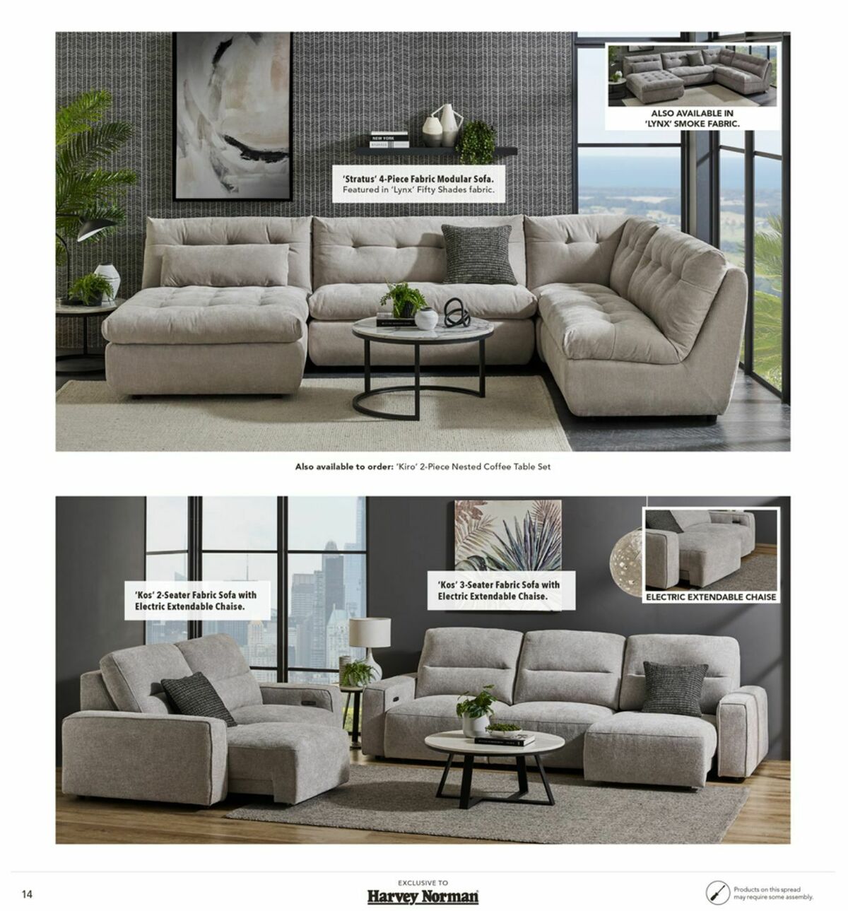 Harvey Norman Lounge & Dining Collections Catalogues from 12 February