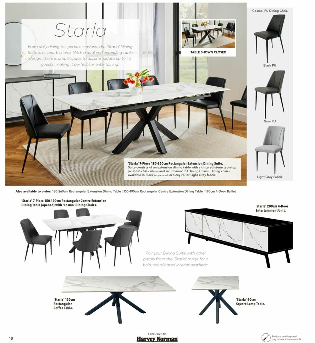 Harvey Norman Lounge & Dining Collections Catalogues from 12 February