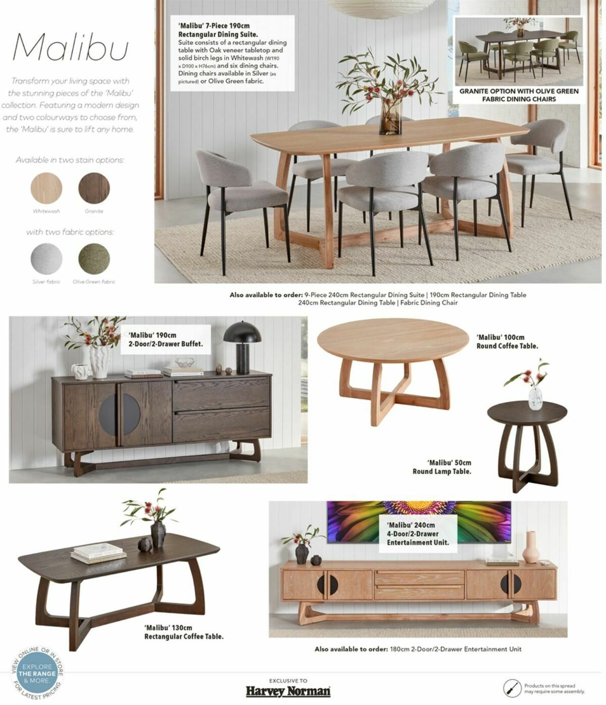 Harvey Norman Lounge & Dining Collections Catalogues from 12 February