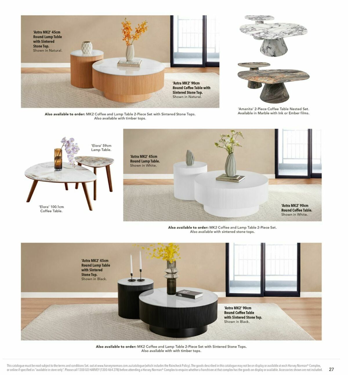 Harvey Norman Lounge & Dining Collections Catalogues from 12 February