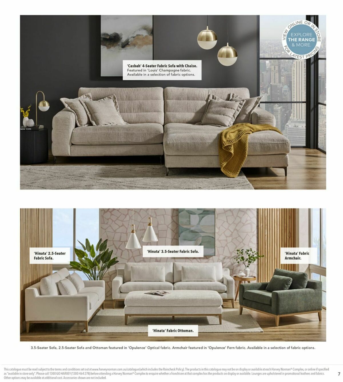 Harvey Norman Lounge & Dining Collections Catalogues from 12 February