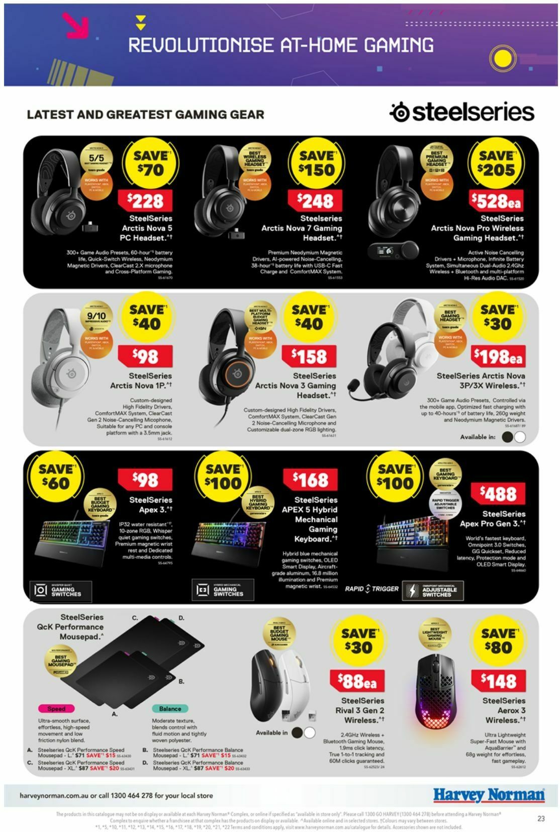 Harvey Norman Catalogues from 9 April