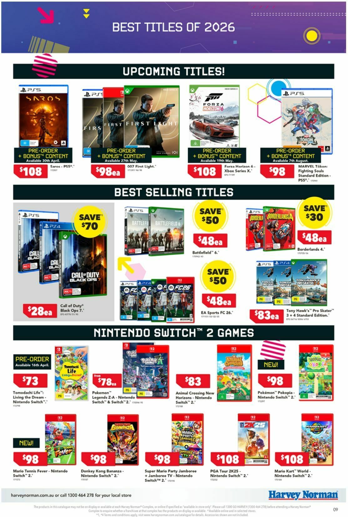 Harvey Norman Catalogues from 9 April