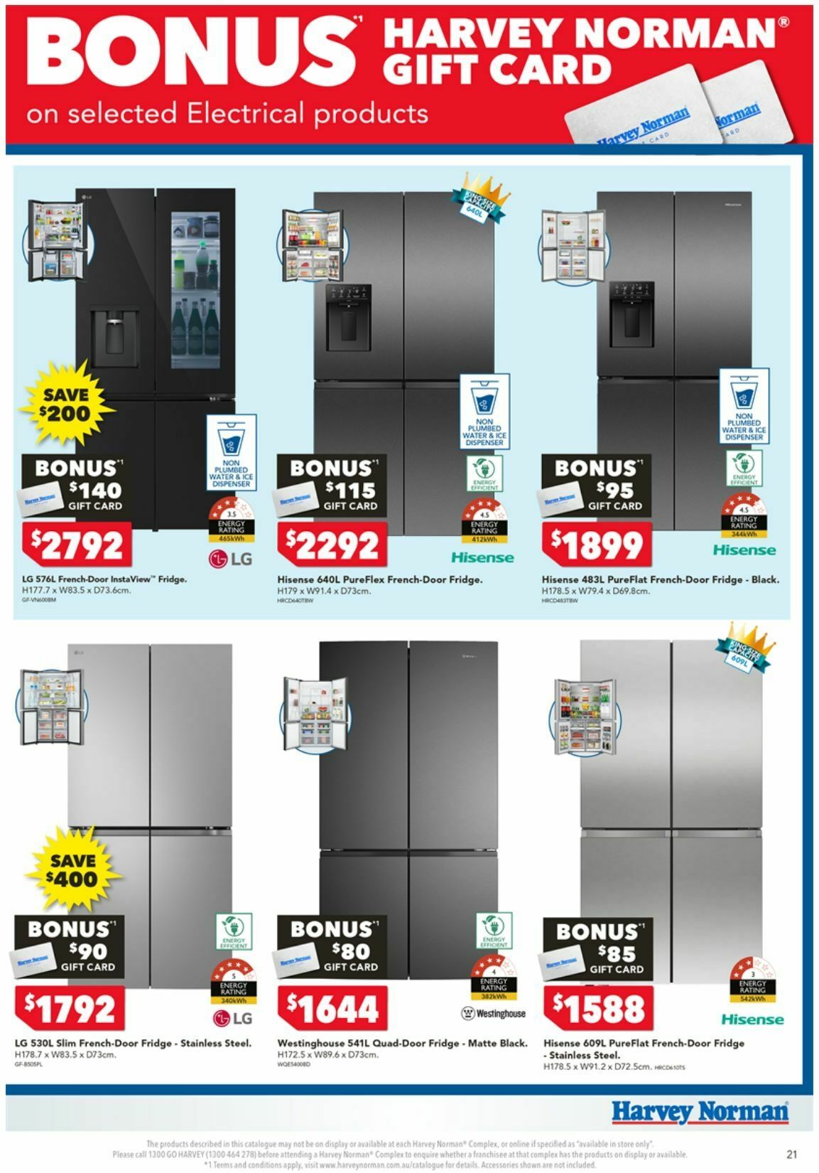 Harvey Norman Catalogues from 18 May