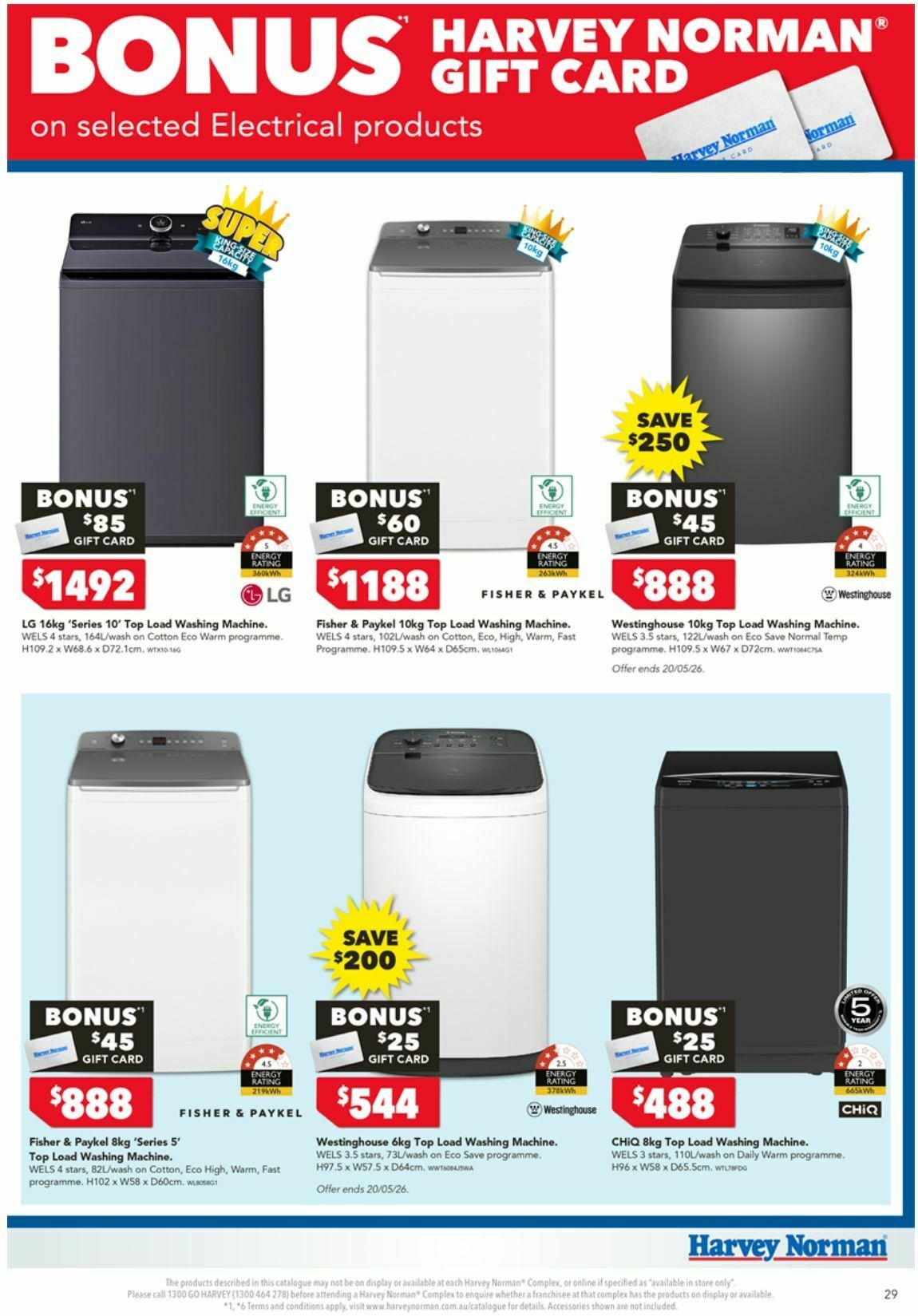 Harvey Norman Catalogues from 18 May