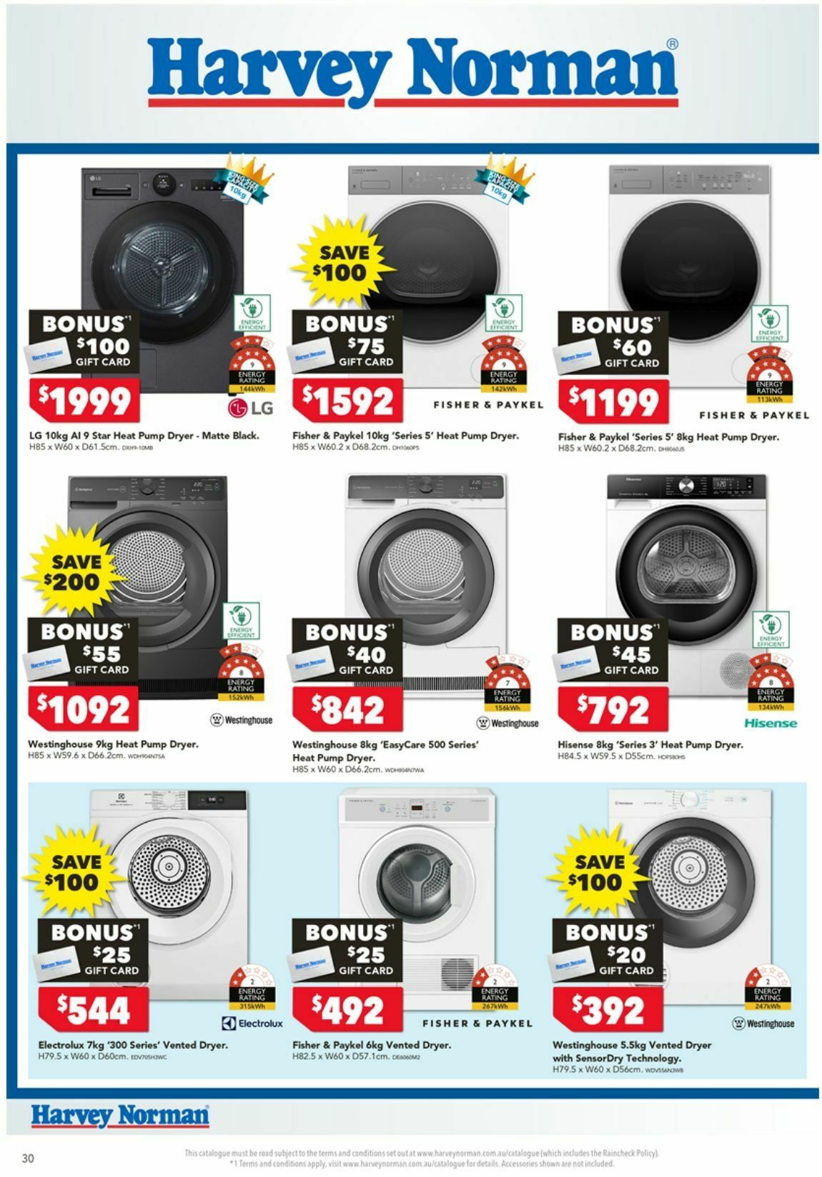 Harvey Norman Catalogues from 18 May