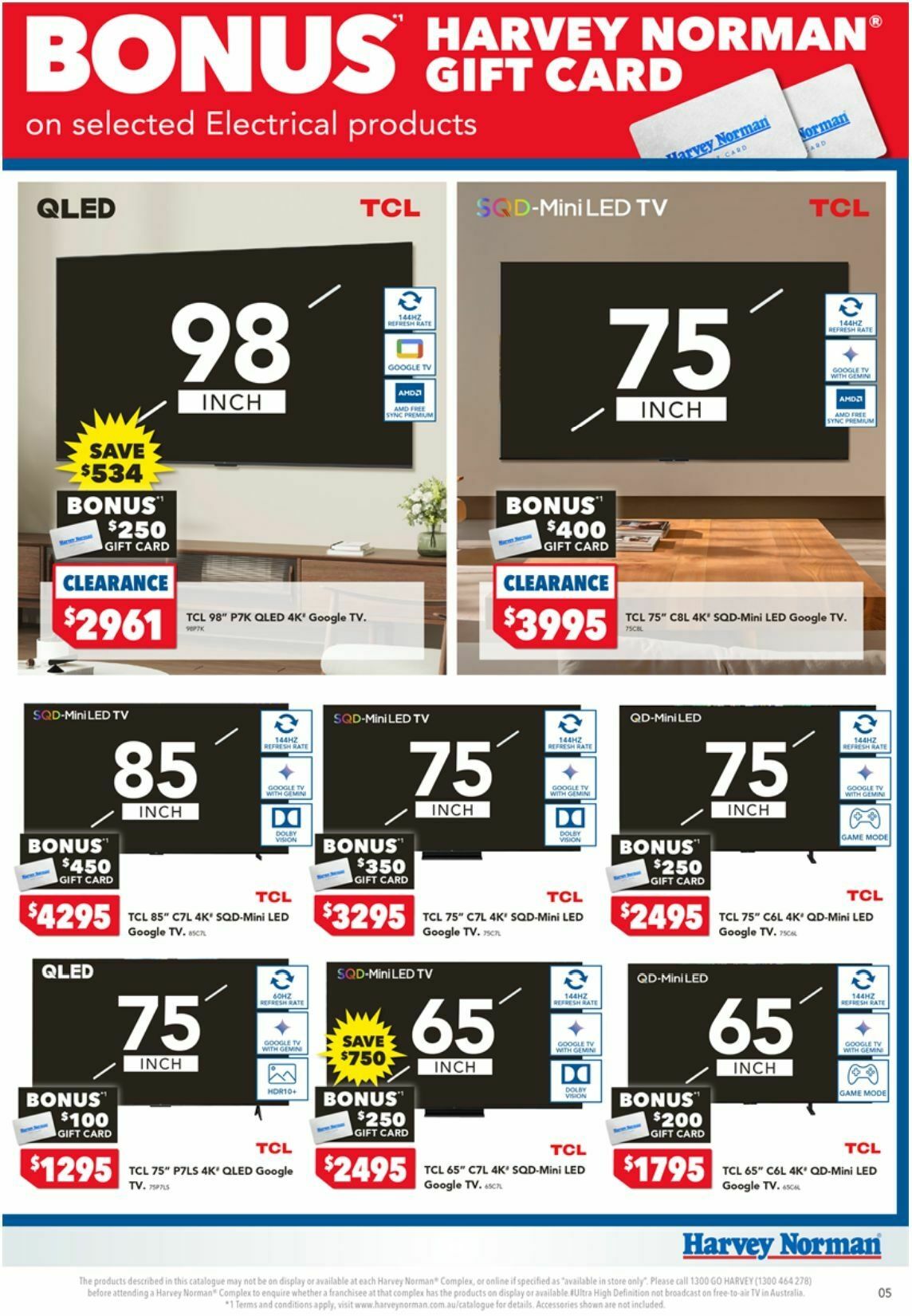 Harvey Norman Catalogues from 18 May