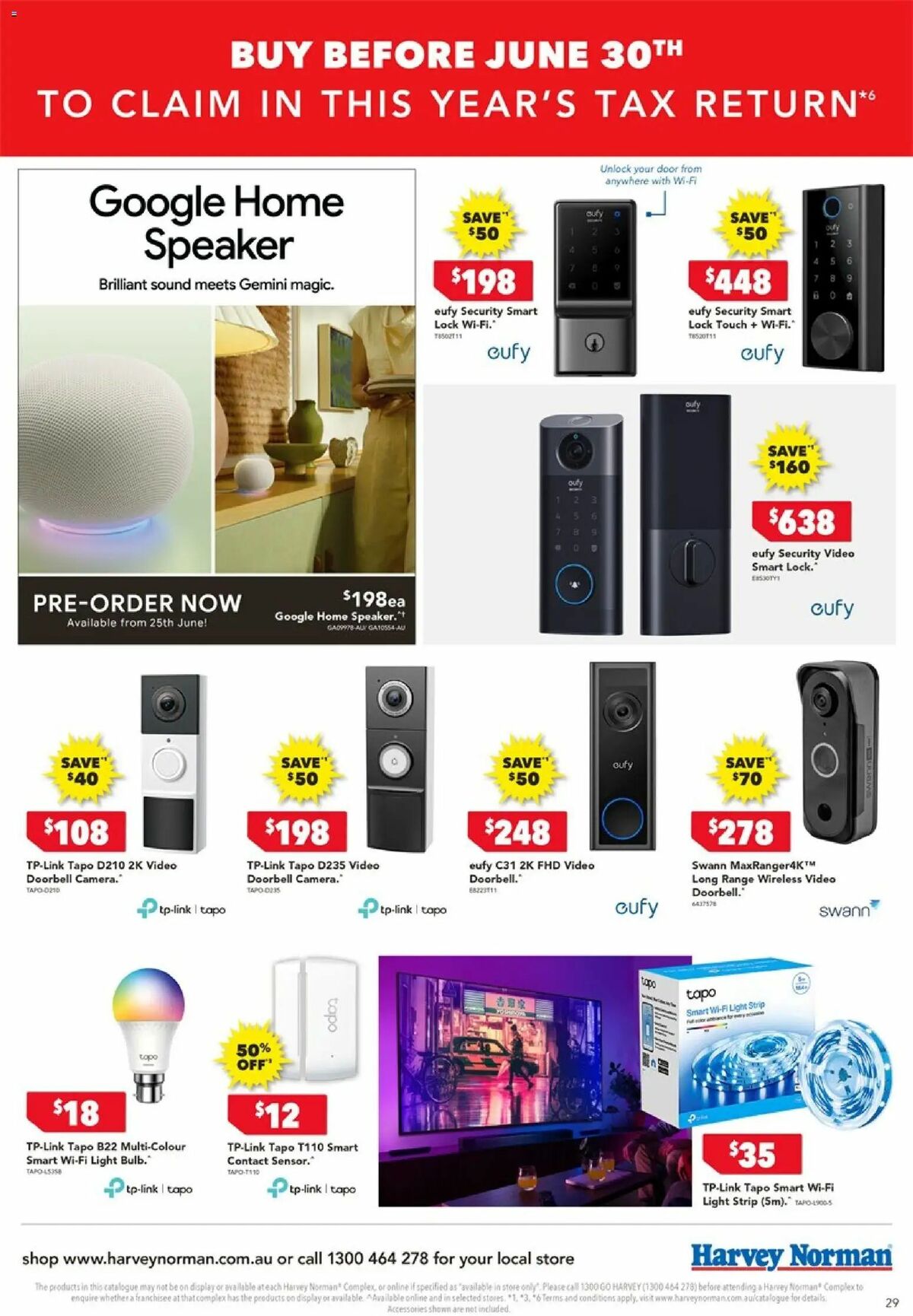 Harvey Norman Catalogues from 19 June
