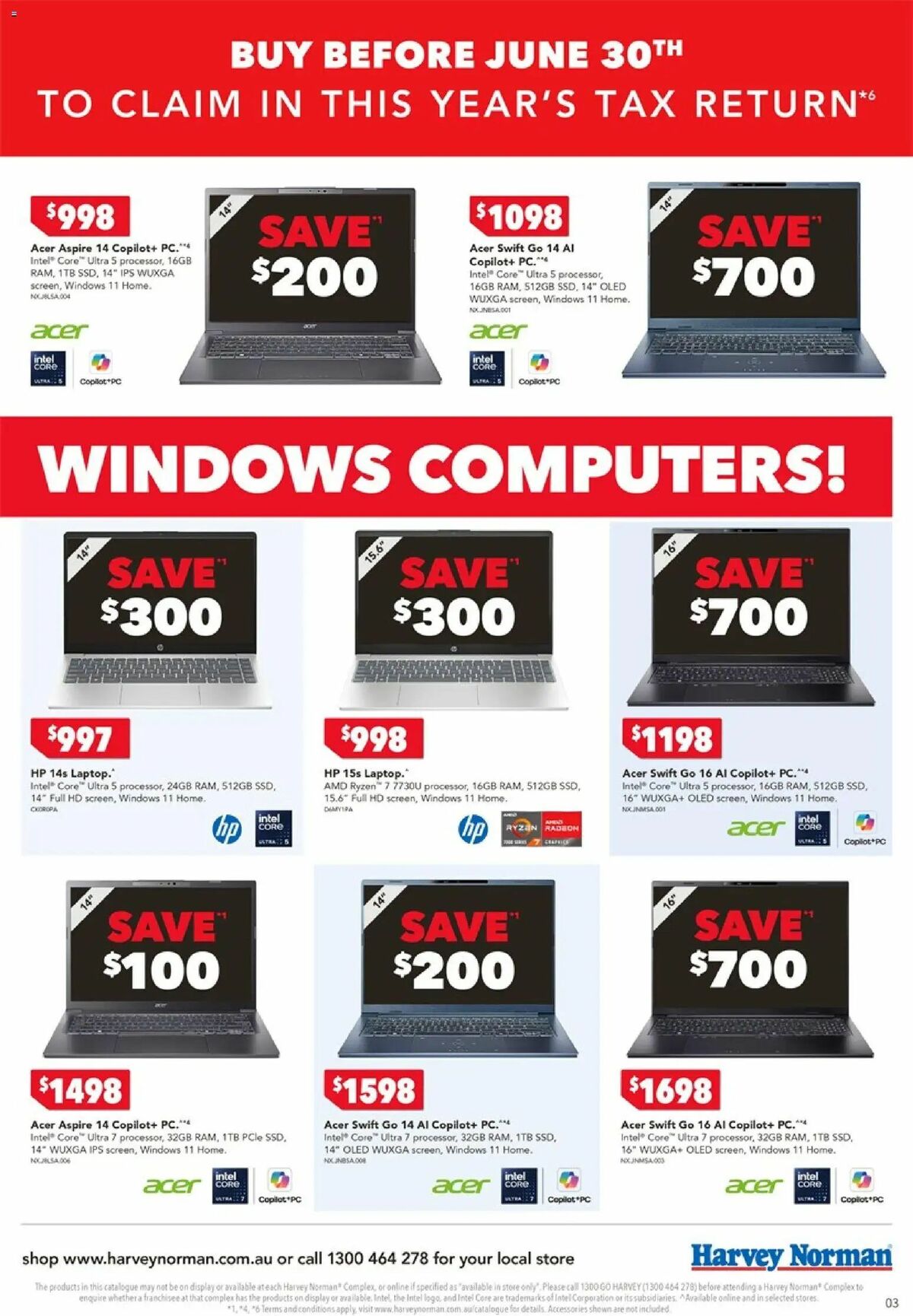Harvey Norman Catalogues from 19 June