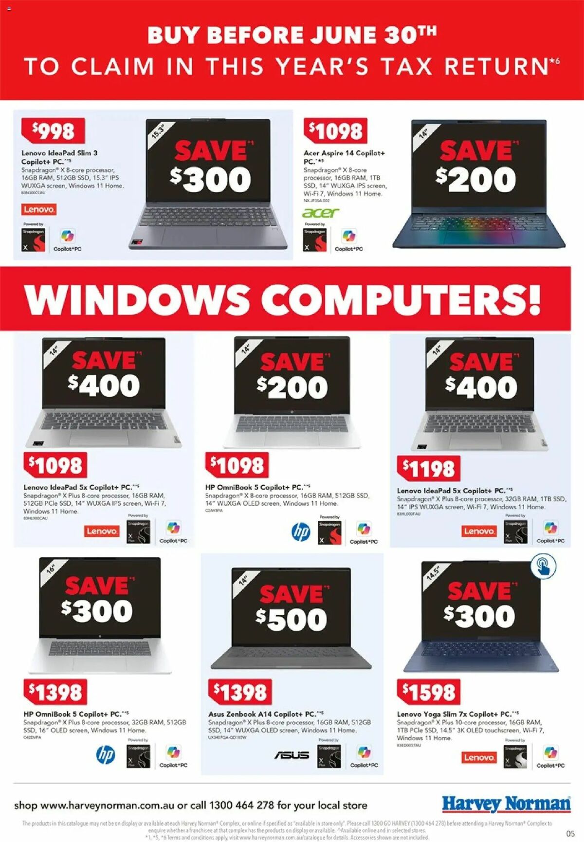 Harvey Norman Catalogues from 19 June