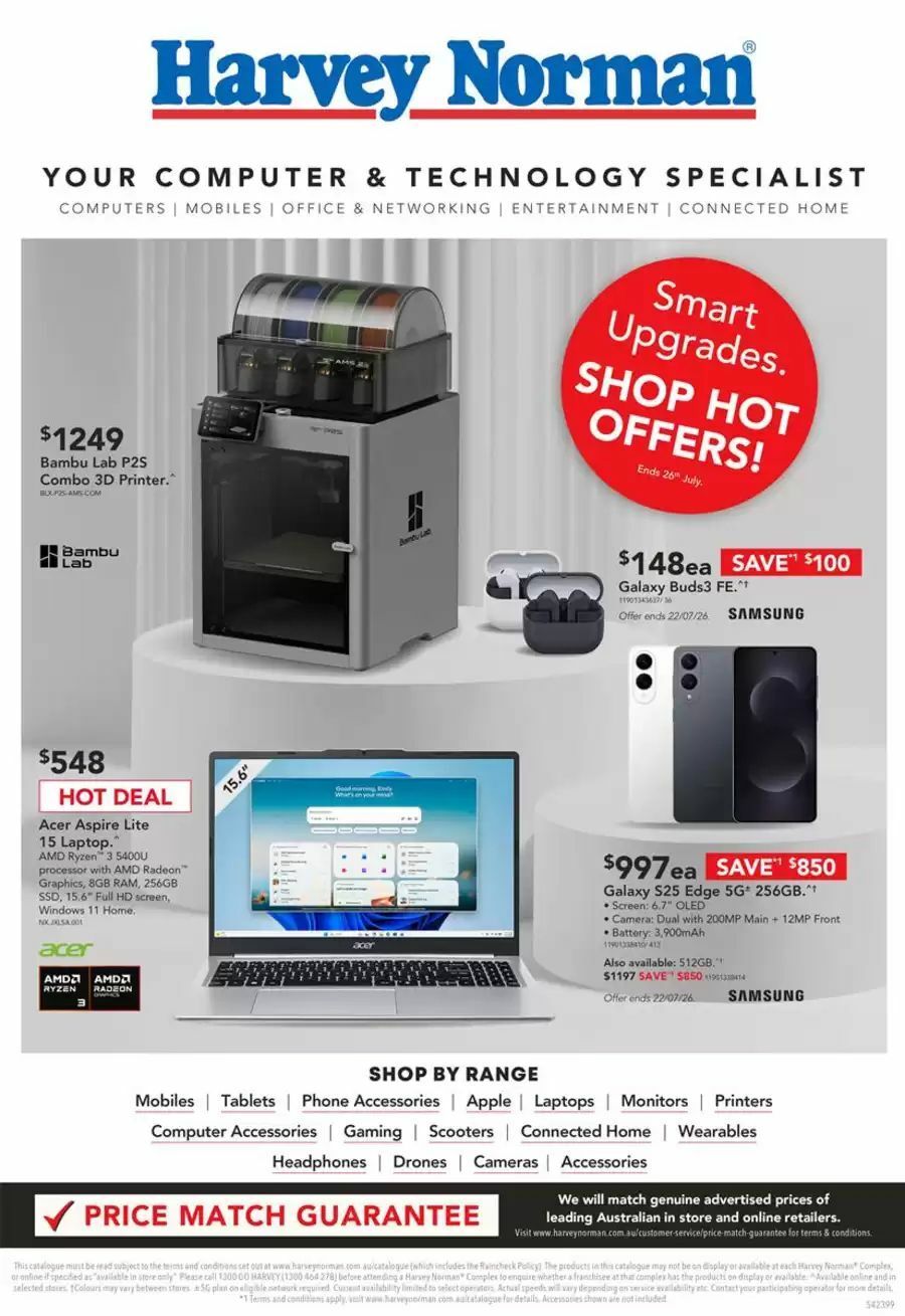 Harvey Norman Catalogues from 9 July