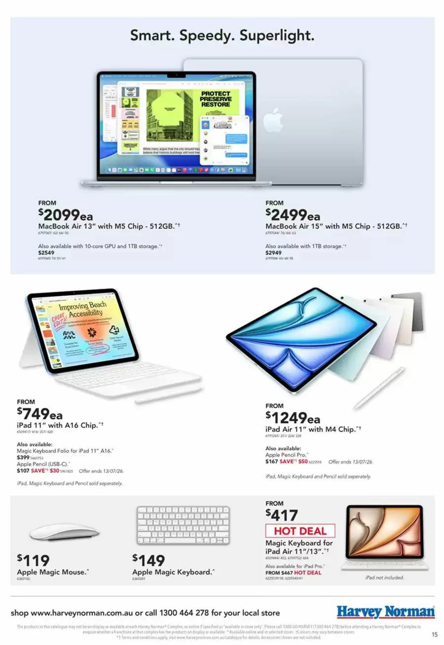 Harvey Norman Catalogues from 9 July