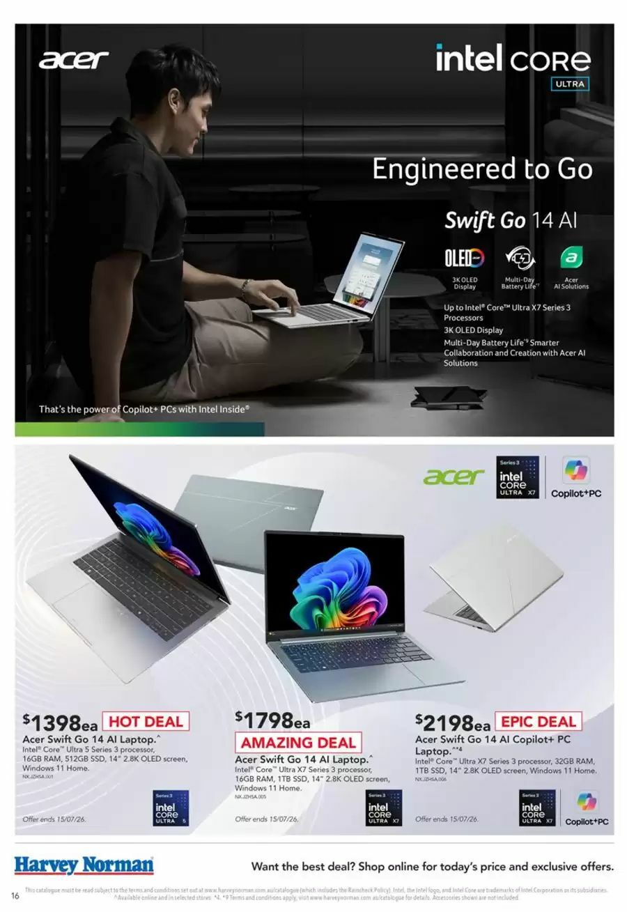 Harvey Norman Catalogues from 9 July