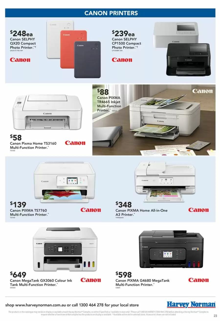 Harvey Norman Catalogues from 9 July