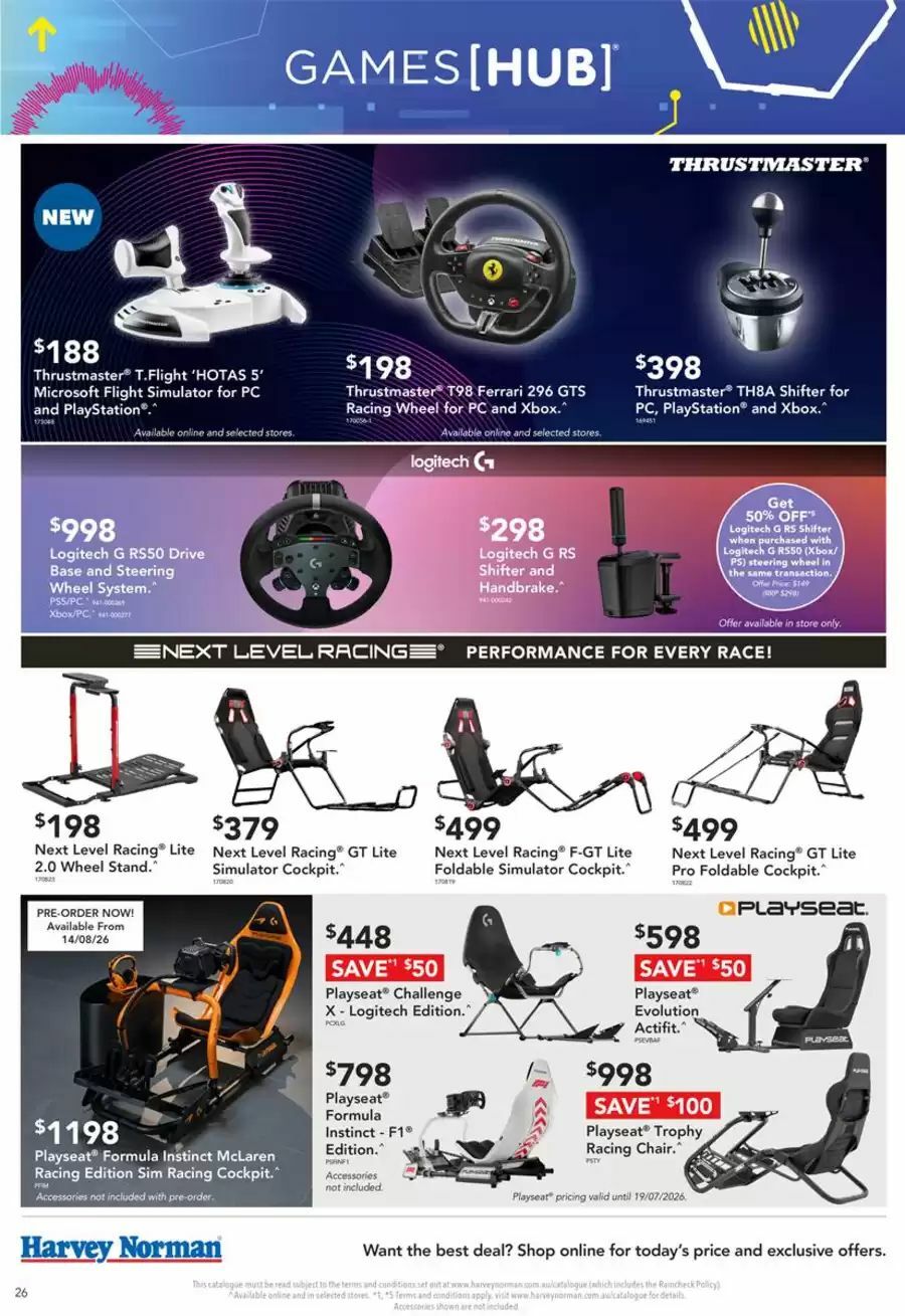 Harvey Norman Catalogues from 9 July