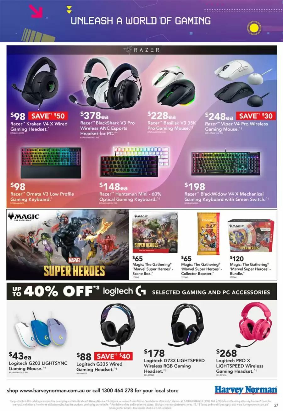 Harvey Norman Catalogues from 9 July