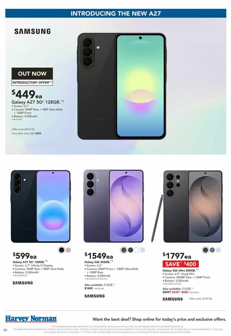 Harvey Norman Catalogues from 9 July