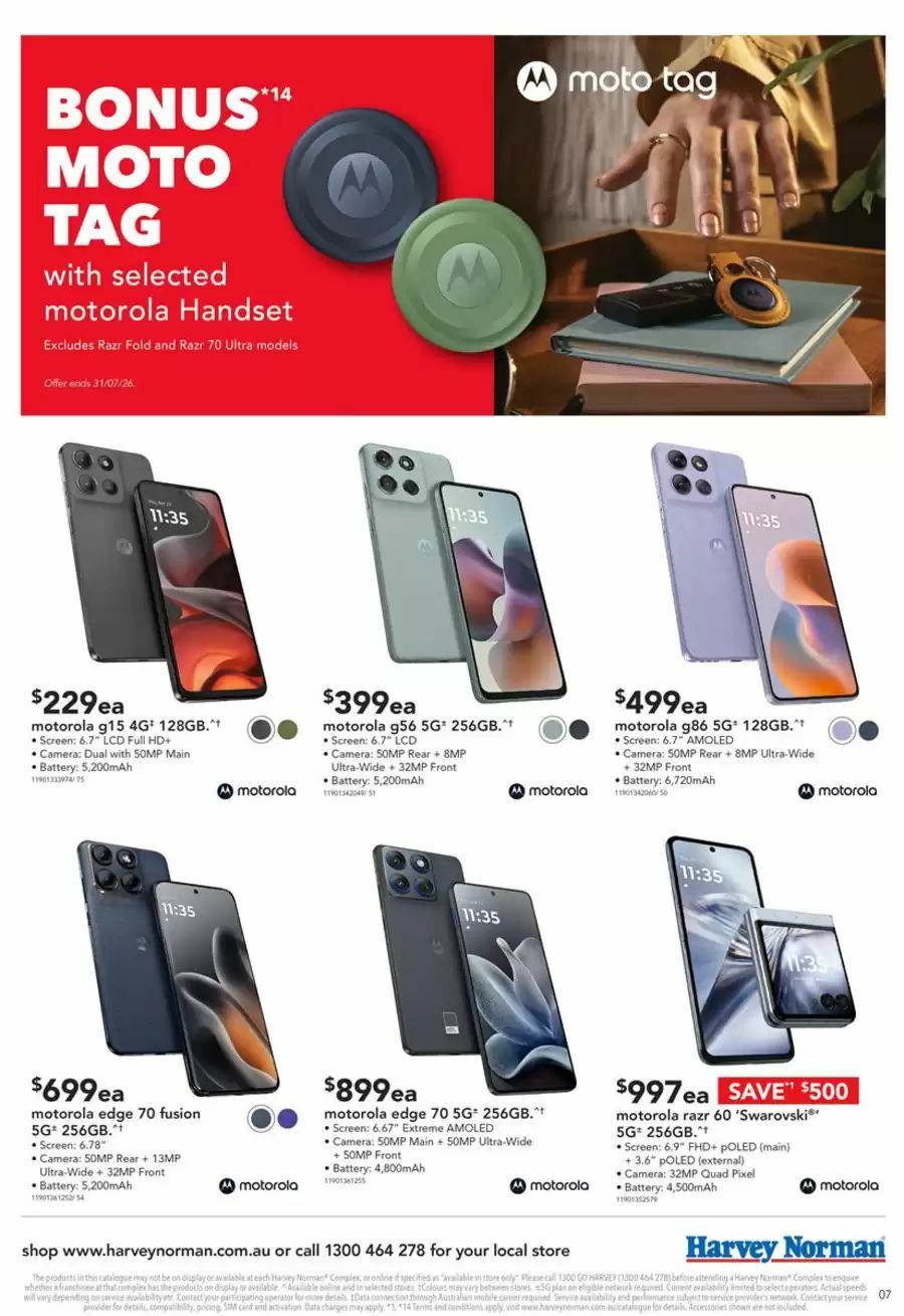 Harvey Norman Catalogues from 9 July