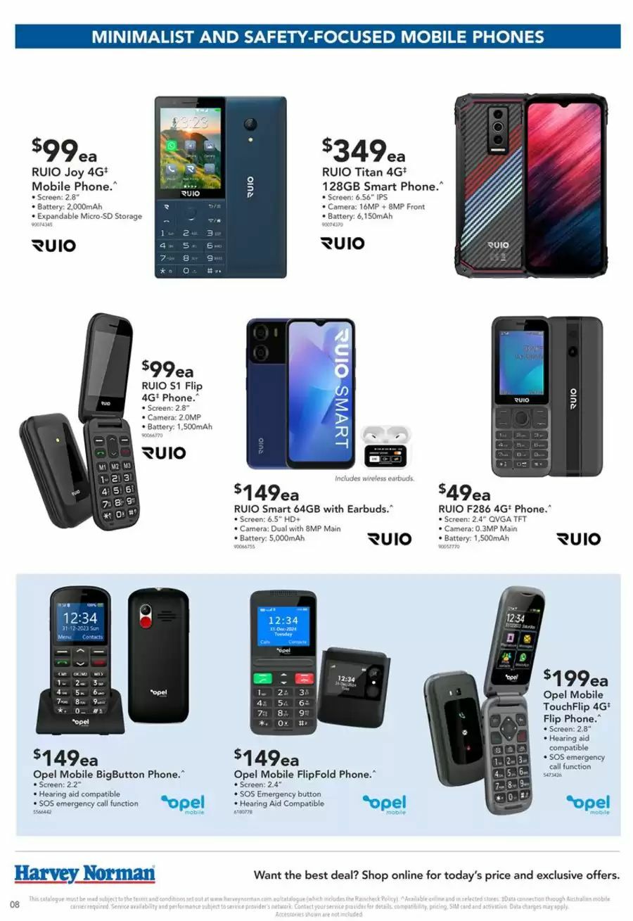 Harvey Norman Catalogues from 9 July