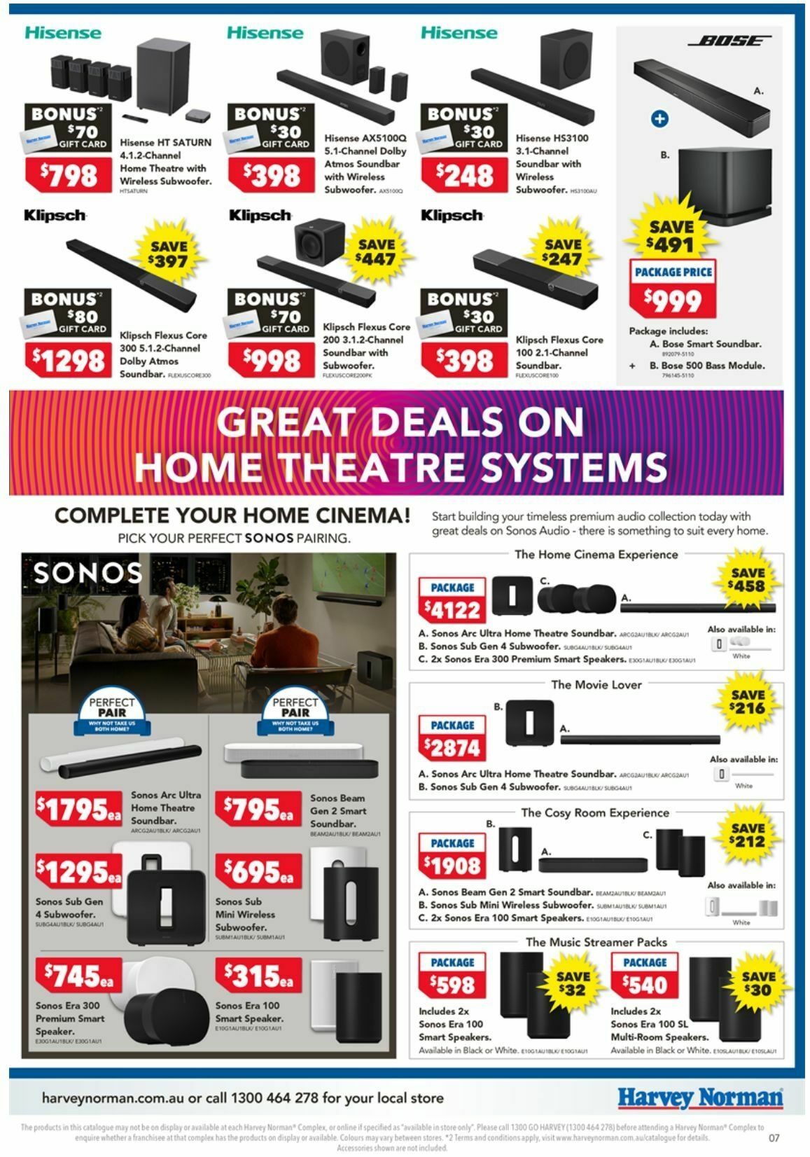 Harvey Norman Catalogues from 6 August