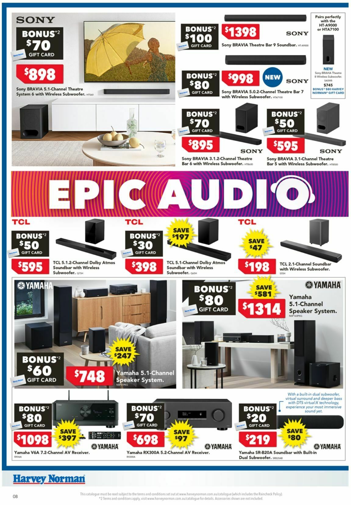 Harvey Norman Catalogues from 6 August