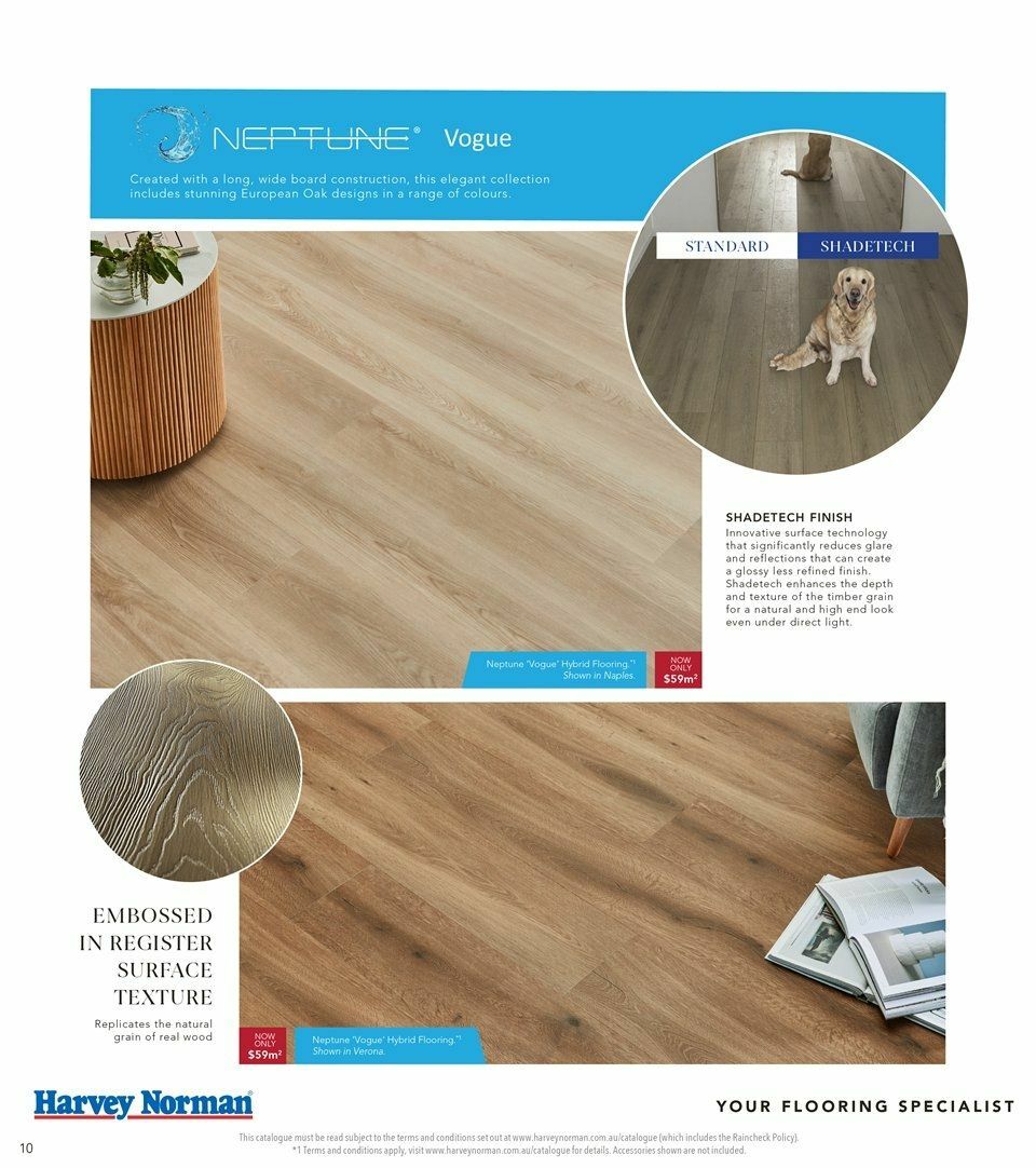 Harvey Norman HN August Flooring Digital Catalogues from 6 August