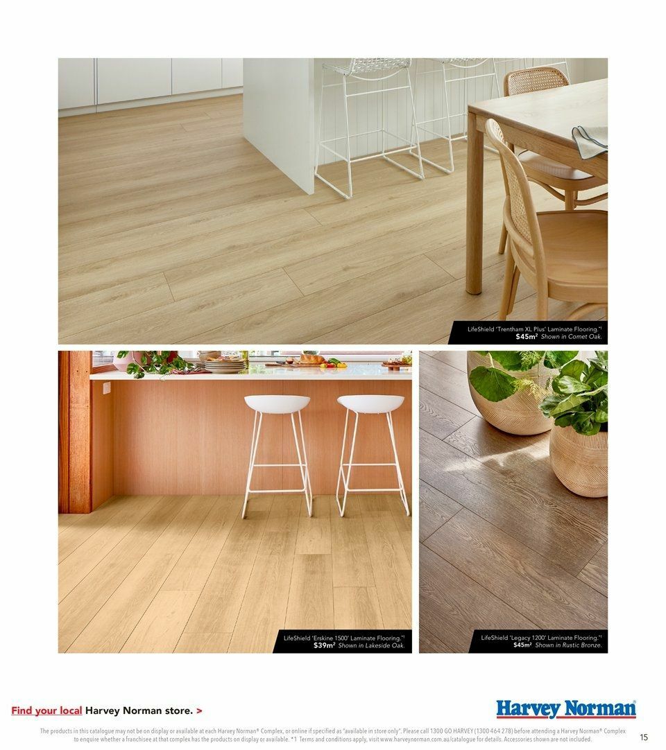 Harvey Norman HN August Flooring Digital Catalogues from 6 August
