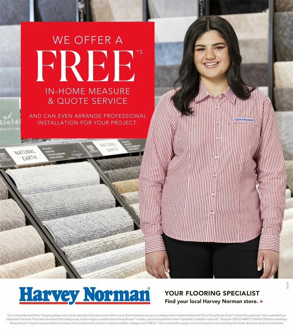 Harvey Norman HN August Flooring Digital Catalogues from 6 August