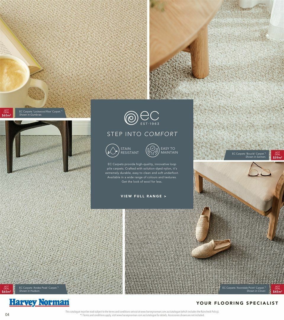 Harvey Norman HN August Flooring Digital Catalogues from 6 August
