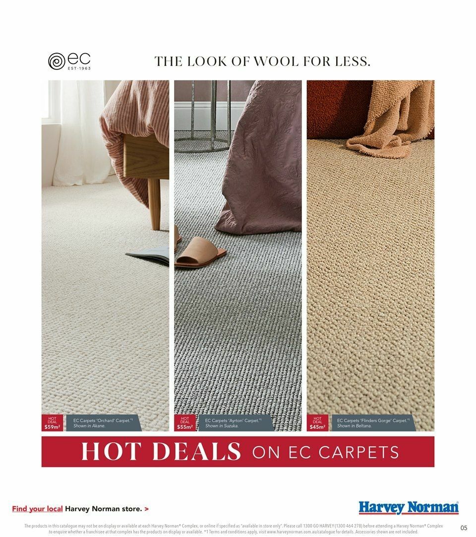 Harvey Norman HN August Flooring Digital Catalogues from 6 August