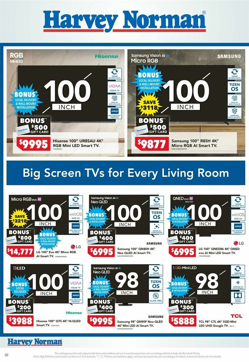 Harvey Norman Catalogues from 6 August
