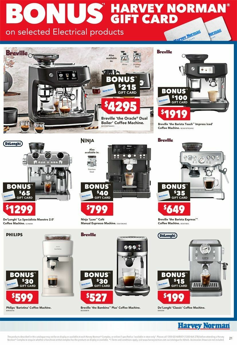 Harvey Norman Catalogues from 6 August