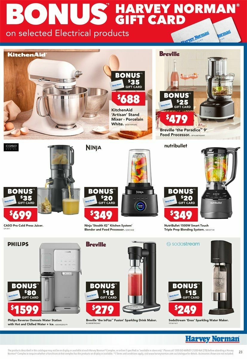Harvey Norman Catalogues from 6 August