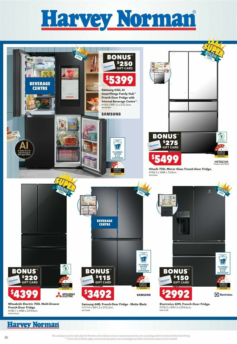 Harvey Norman Catalogues from 6 August