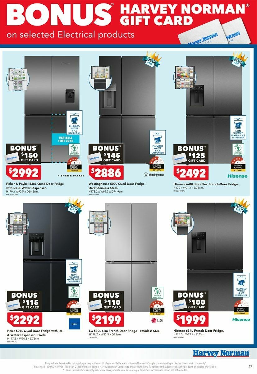 Harvey Norman Catalogues from 6 August