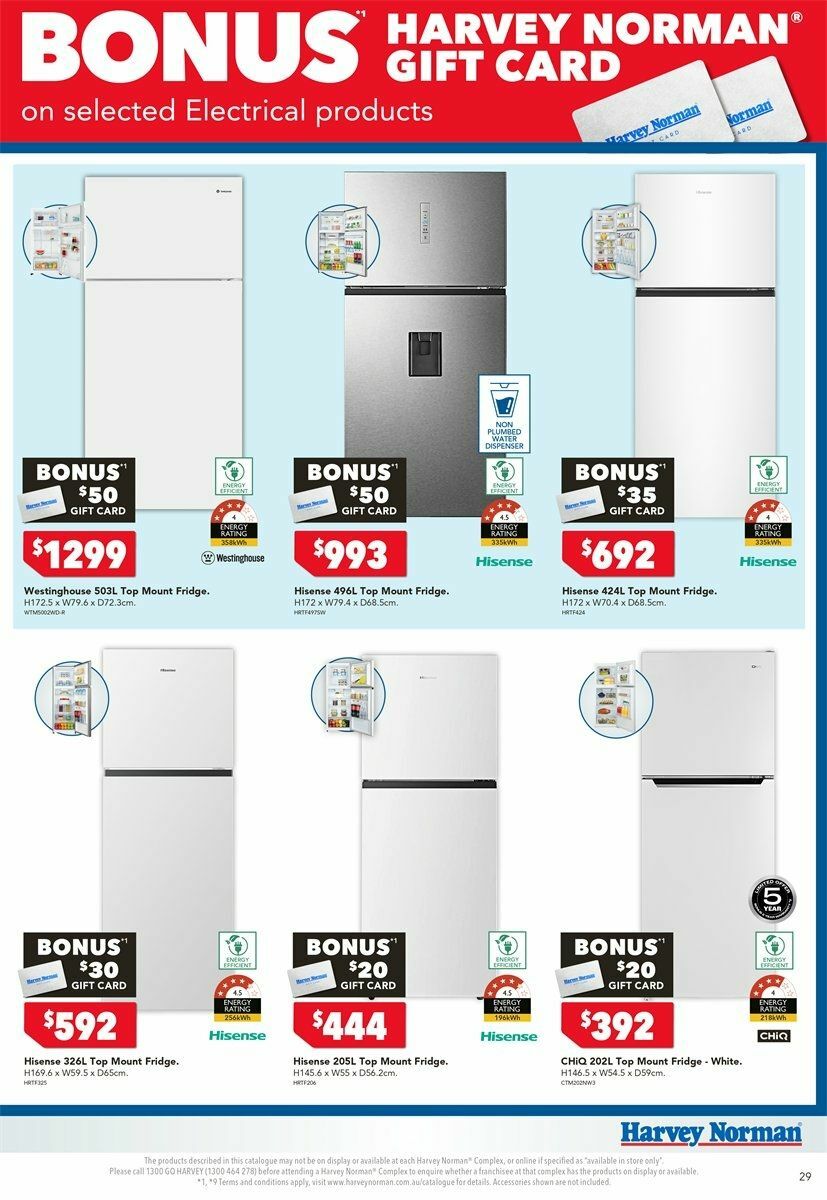 Harvey Norman Catalogues from 6 August