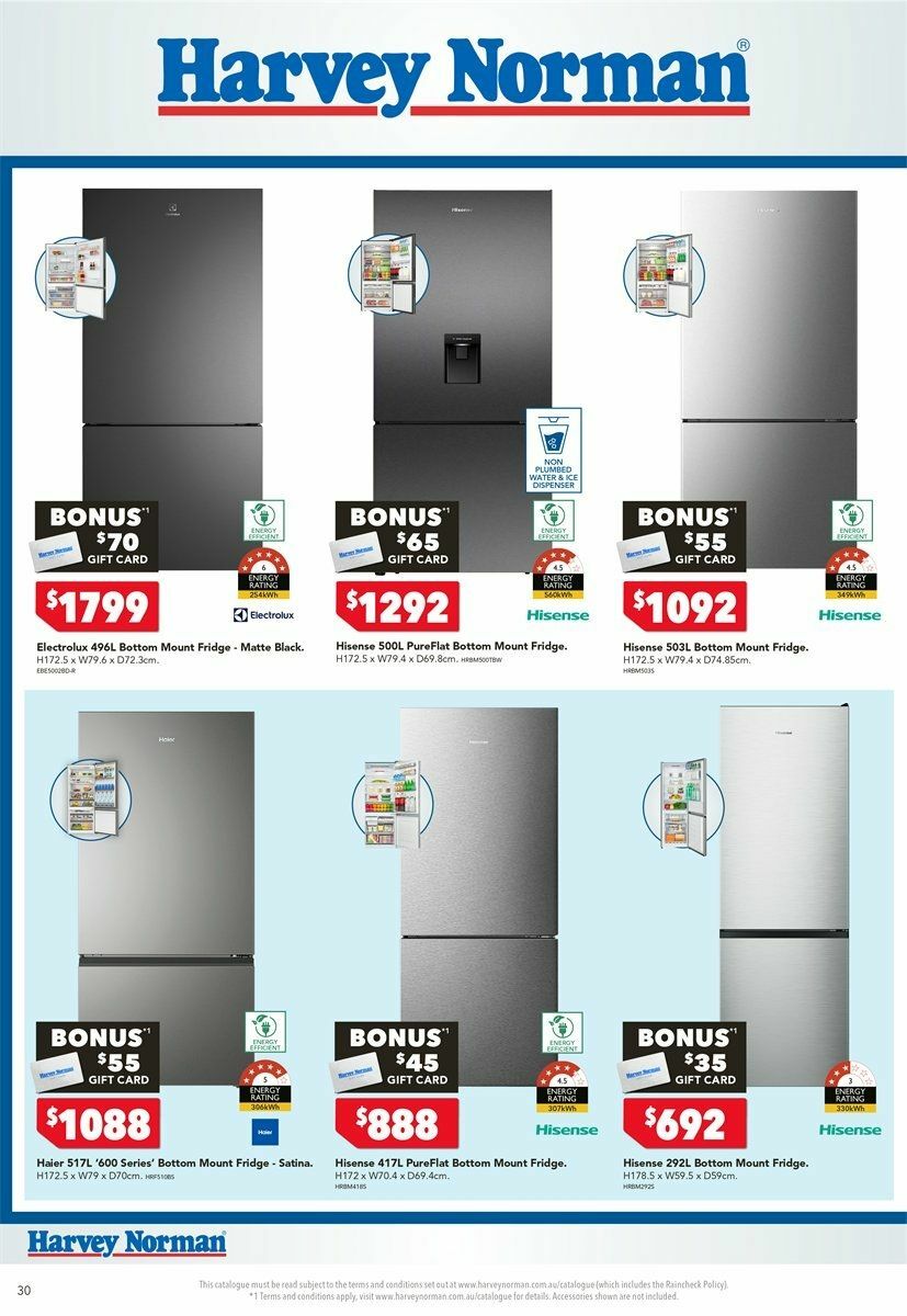 Harvey Norman Catalogues from 6 August