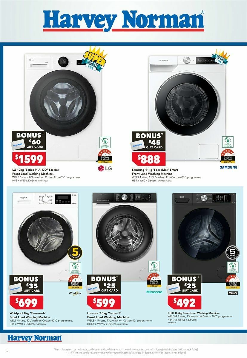 Harvey Norman Catalogues from 6 August