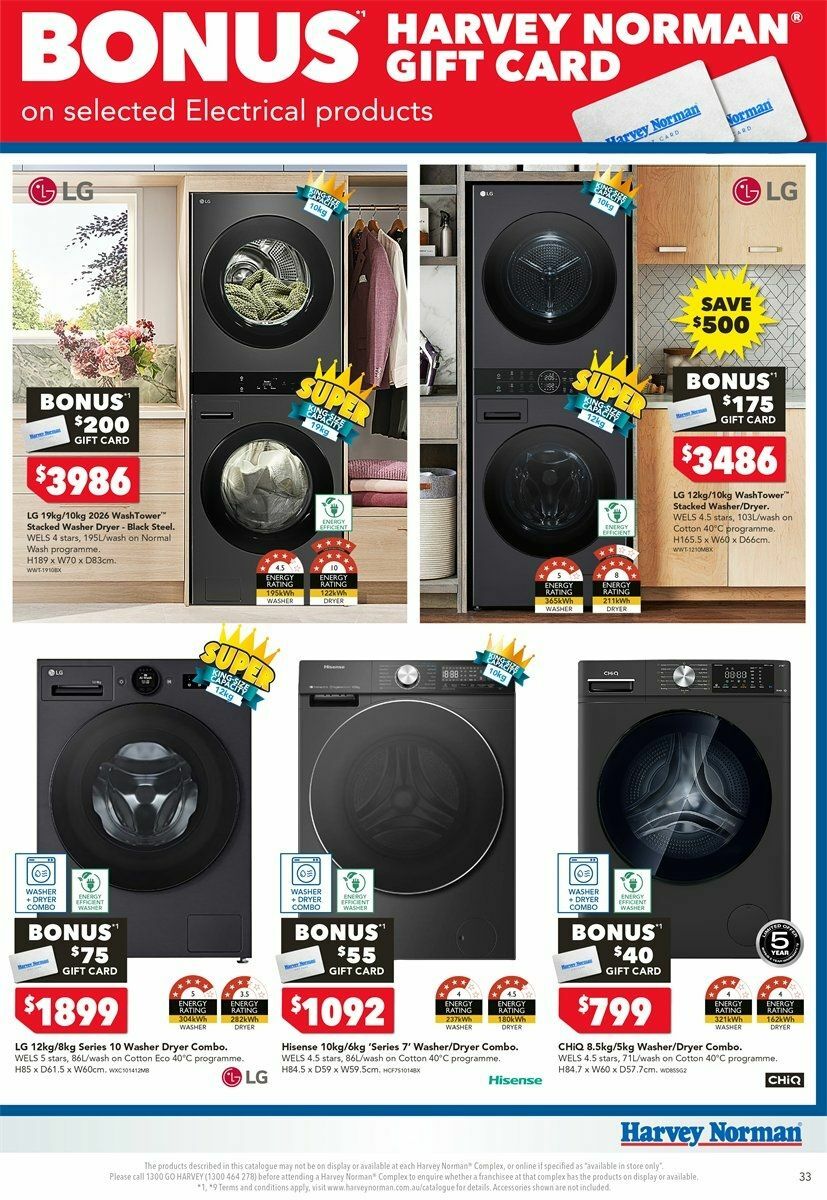 Harvey Norman Catalogues from 6 August