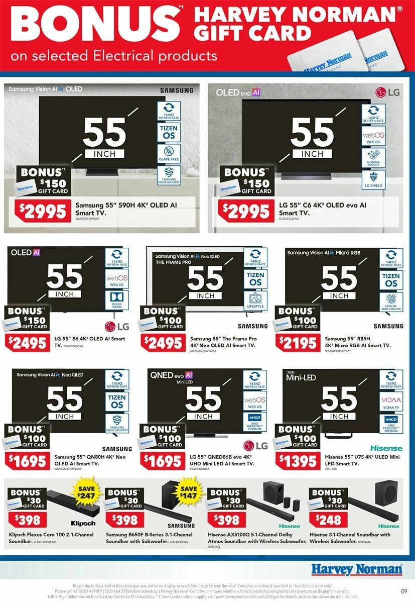 Harvey Norman Catalogues from 6 August