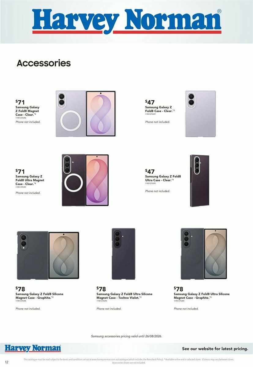 Harvey Norman Samsung Out Now Catalogues from 14 August